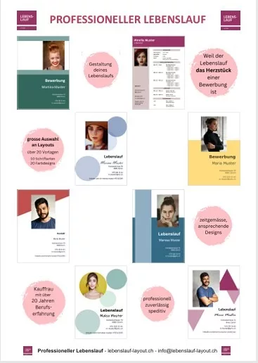 E-Book Lebensläufe. Shop Lebenslauf-Layouts, Shop Lebenslauf-Designs, Shop Lebenslauf Vorlagen