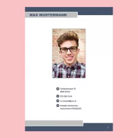 Standard-Lebenslauf 1, Lebenslauf-Layout 1, Lebenslauf-Design 1