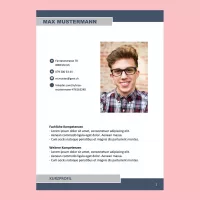 Erweiterter Lebenslauf Vorlage Nr. 21