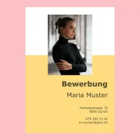 Lebenslauf Vorlage modern Schweiz – Vorlage Nr. 6