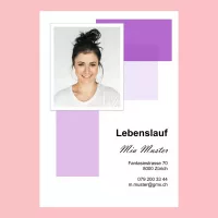 Lebenslauf-Layout Schüler 13, Lebenslauf-Design Schüler 13