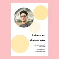 Lebenslauf-Layout Schüler 14, Lebenslauf-Design Schüler 14