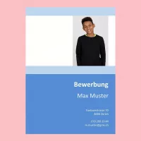 Lebenslauf-Layout Schüler 2, Lebenslauf-Design Schüler 2
