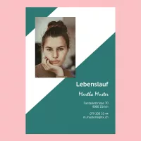 Lebenslauf-Layout Schüler 3, Lebenslauf-Design Schüler 3