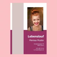 Lebenslauf-Layout Schüler 6, Lebenslauf-Design Schüler 6