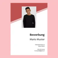 Lebenslauf Vorlage Schüler – Design Nr. S8