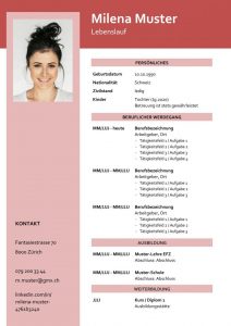 Bestseller Lebenslauf 2