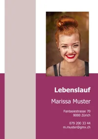 Karussell zeigt Lebenslauf für Schüler 8