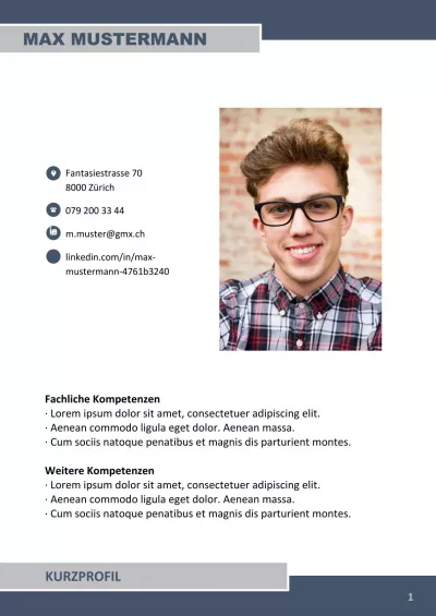 Lebenslauf Plus 21, CV Plus 21, ausführlicher Lebenslauf 21, Lebenslauf Layout 21, Lebenslauf Design 21
