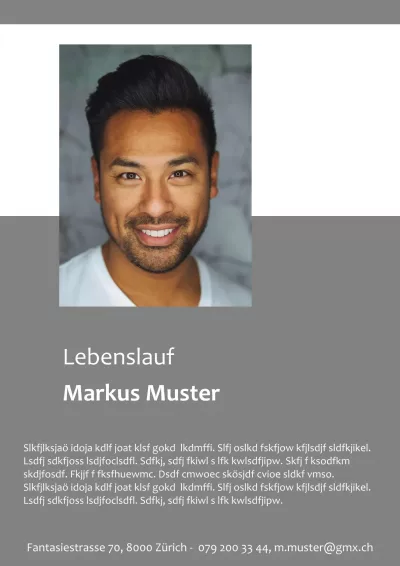 Lebenslauf Plus 22, CV Plus 22, ausführlicher Lebenslauf 22, Lebenslauf Layout 22, Lebenslauf Design 22