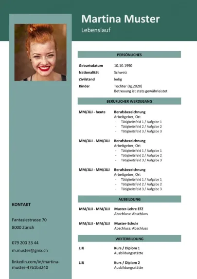Lebenslauf optimieren – modernes professionelles Layout