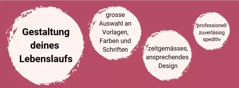 Lebenslauf schreiben lassen, Professioneller Lebenslauf Schweiz, Lebenslauf-Design, Lebenslauf Vorlage